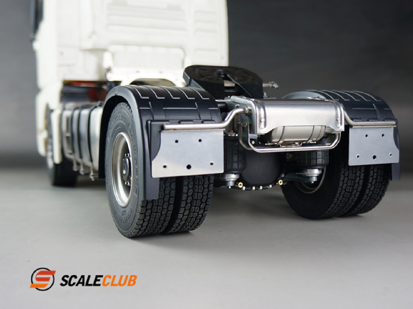 ScateClub Model 1/14 -For Tamiya Man Full Metal 4x4 4x2 Chassis For Lesu Scania Actros Volvo Car Parts RC Truck Trailer