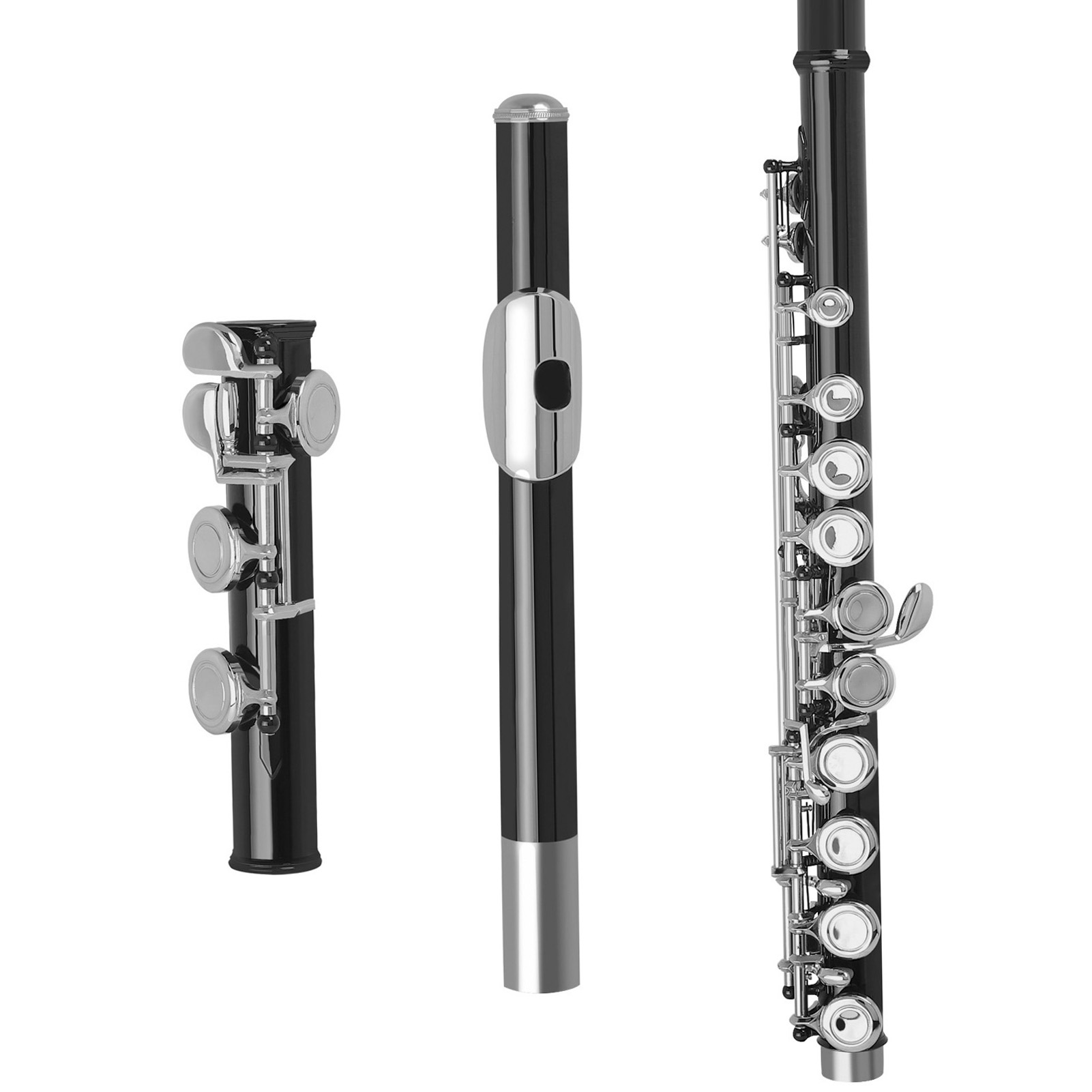 Fletu Mosiądz Nickel Stated 16 -Hole C Key Instrument Instrument Instrumentu drewnianego