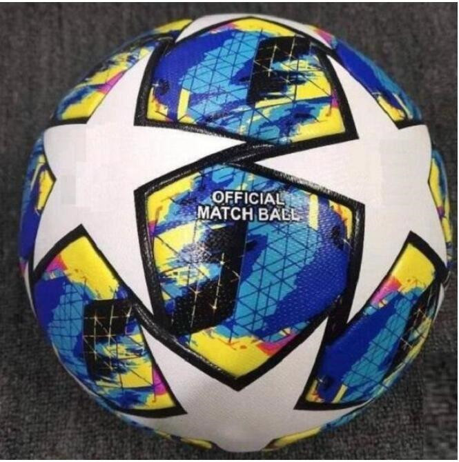 New 23 24 European champion Soccer ball size 5 Final KYIV PU balls granules slip-resistant football 2023 2024