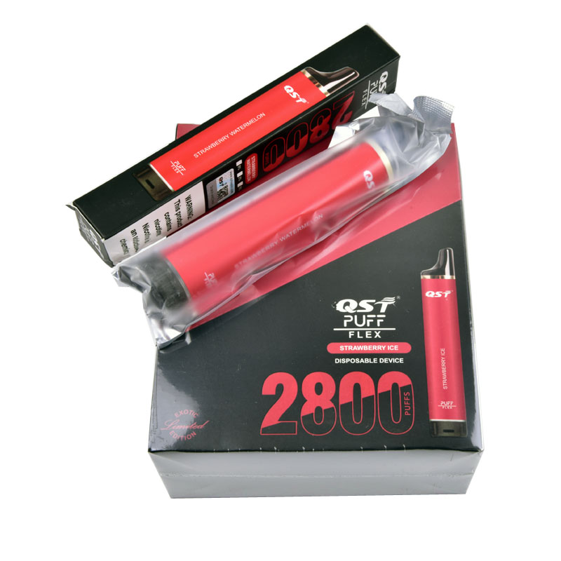 Puff Flex 2800 Rookwolken Wegwerpartikelen Vapes E-sigaretten Vape Wegwerpbladerdeegpods Apparaatkits Vaporizer Vaper Pen