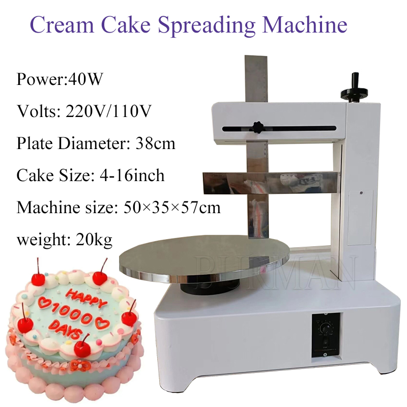 Halbautomatische Geburtstagskuchen-Creme-Dekorations-Beschichtungs-Füllmaschine, Butterverteiler, Zuckerguss-Hersteller, Küchengerät