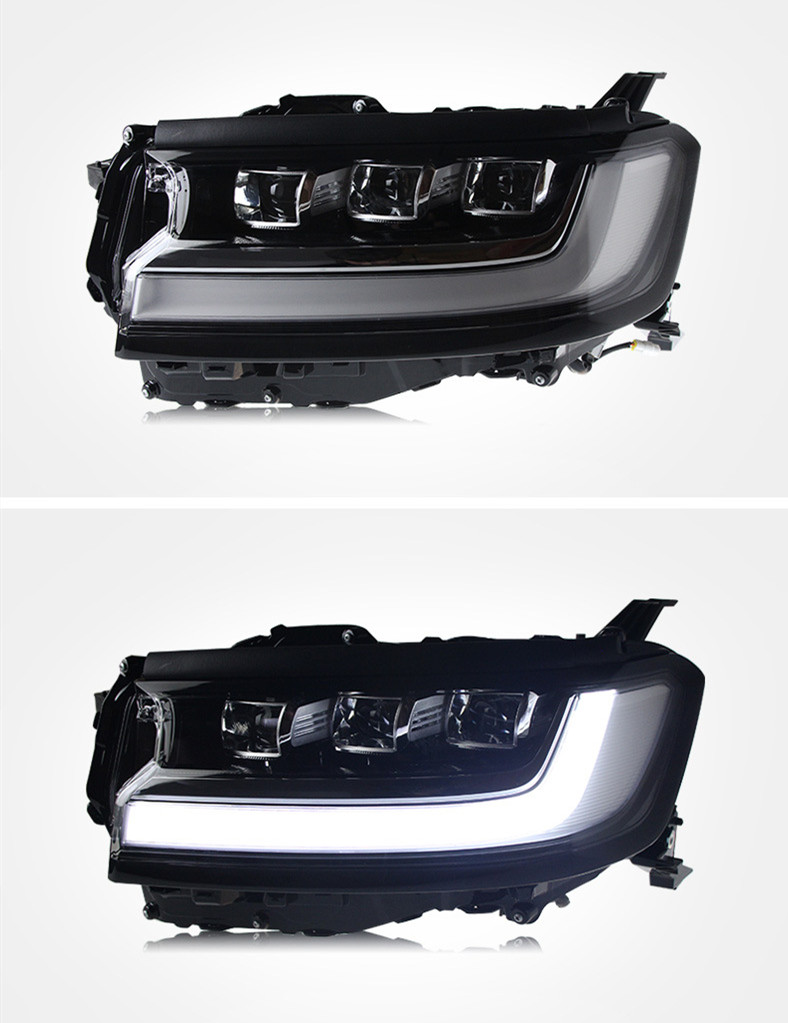 Strålkastare alla LED för Toyota Land Cruiser 20 22-2023 LC300 strålkastarmontering Hög konfiguration LED Days