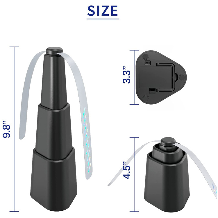 1/wentylator elektryczny przenośny mini do odstraszającego odstraszającego i zewnętrznego stołu Holograficzne odstraszające odstraszające wentylator muchy