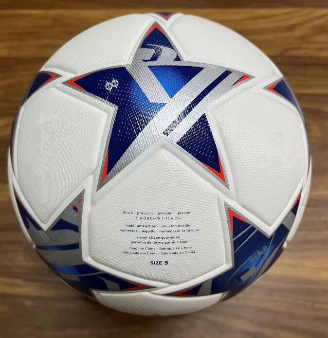 New 23 24 25 Champion Soccer Ball Size 5 Final Kyiv Pu Balls Breales Football المقاومة للانزلاق 2023 2024 2025