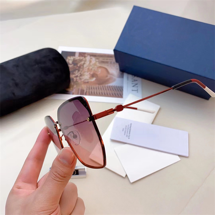 Sunglasses men and women UV protection big face thin retro square large lens high-quality sunglasses