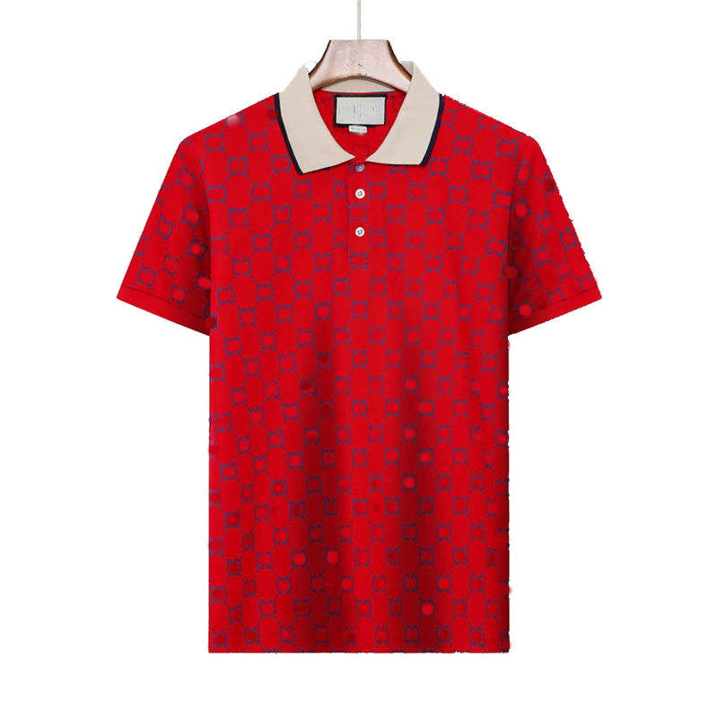 Herren-Designer-Poloshirt, Sommerhemd, Stickerei, kurze Ärmel, lässiges Herren-T-Shirt, Polo-Trainingsanzug-Set, Größe M-3XL