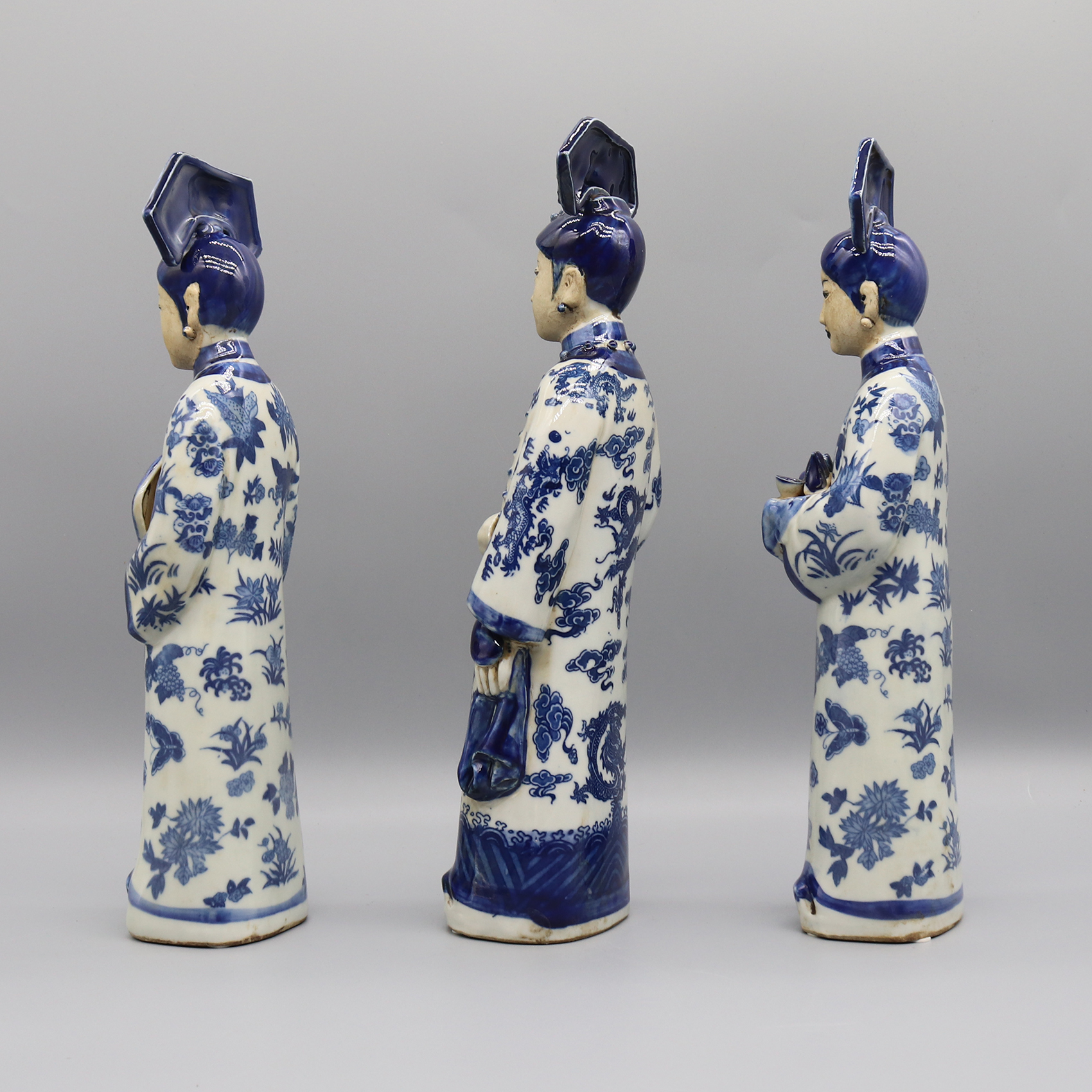 Estatuetas de cerâmica de princesas chinesas e imperatriz da dinastia Qing, estátua de porcelana, antiga senhora chinesa, decoração de casa