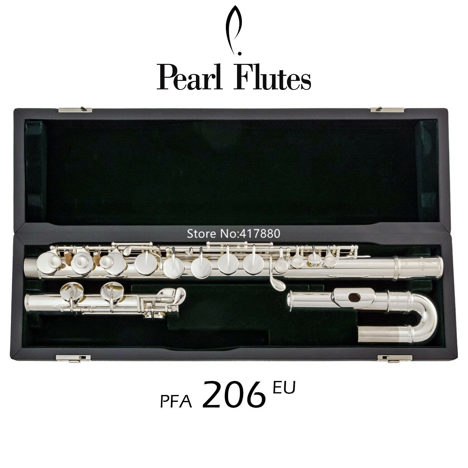 Gorąca sprzedaż Pearl Alto Flute PFA-206EU G Tune 16 Zamknięte klucze otwór