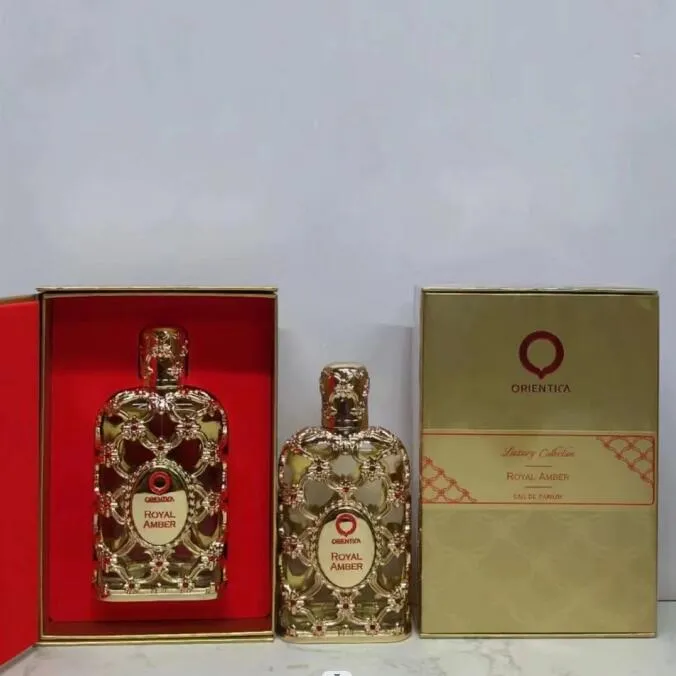 Orientica Royal Amber Fragrance Orientica Amber Rouge 80ML Profumo di lusso firmato donne, ragazze, Parfum Rose Colonia Spray