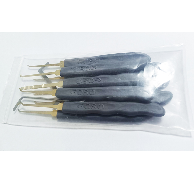 GOSO Grey Hook Lock Pick Set with Tension Wrench for Dimple Locks Express Shipping