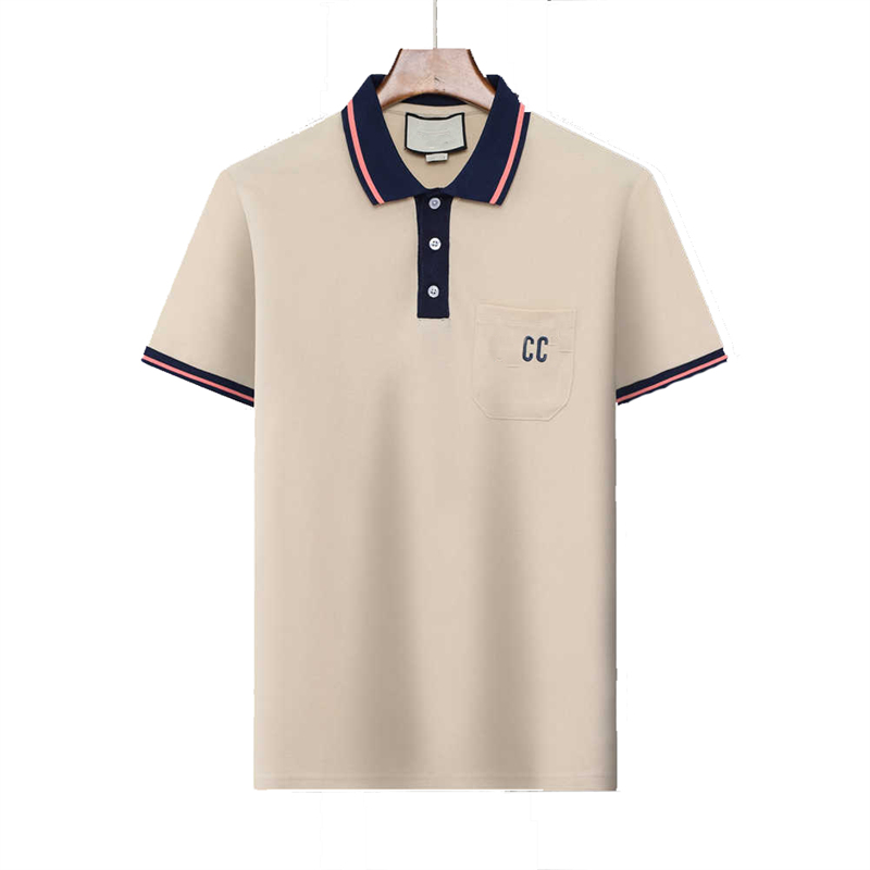 Herren-Designer-Poloshirt, Sommerhemd, Stickerei, kurze Ärmel, lässiges Herren-T-Shirt, Polo-Trainingsanzug-Set, Größe M-3XL