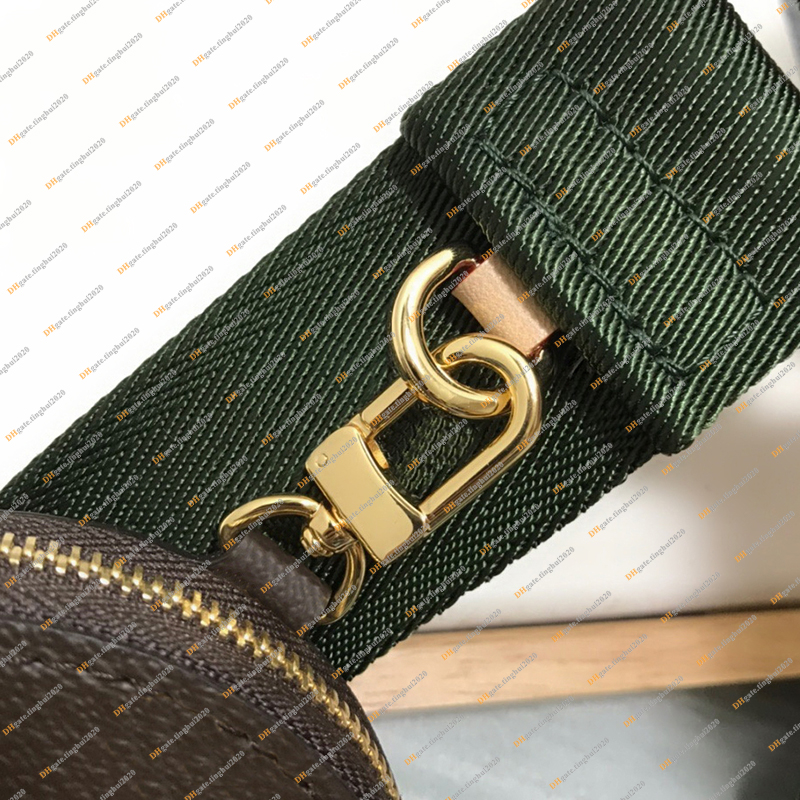 Ladies Fashion Casual Designe Luxury Multifunctional Bag Shoulder Strap Belt Coin Purse Key Pouch Wallet TOP Mirror Quality J02493 J07125 Pouch Purse