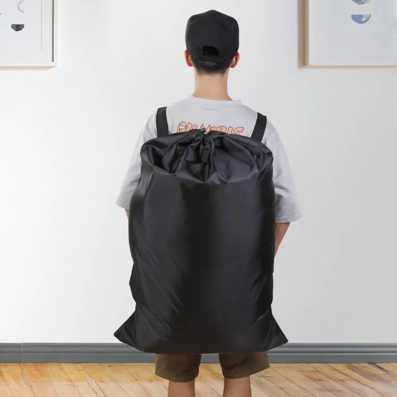 Нейлоновая большая сумка для белья, дорожная сумка, которую можно стирать в машине, органайзер для грязной одежды, сумка на шнурке, рюкзак для стирки