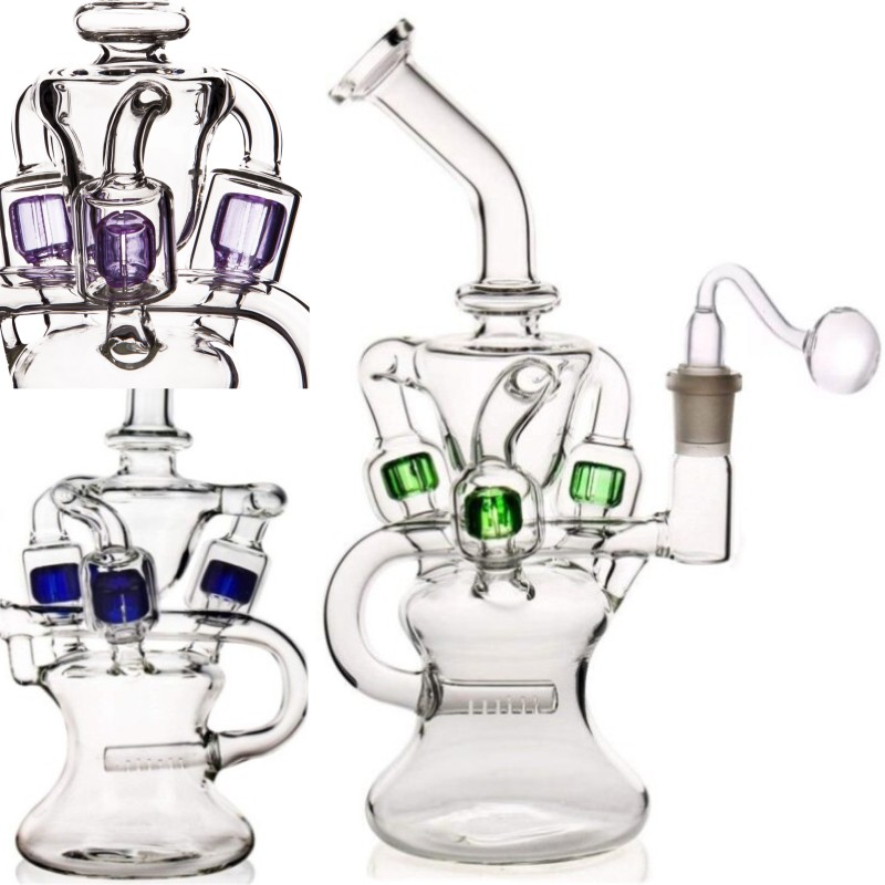 Glass beaker Bong Water Pipes With Dry Herb Bowl Water Pipe Straight tube dab rigs oil rig 14 mm joint