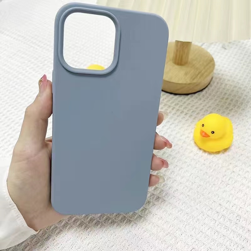 Apple Classic 공식 Silcione Case 15 Plus 14 13 12 11 Pro Max Liquid Silicone Candy Color Coque Capa Apple iPhone 보호 범퍼 백