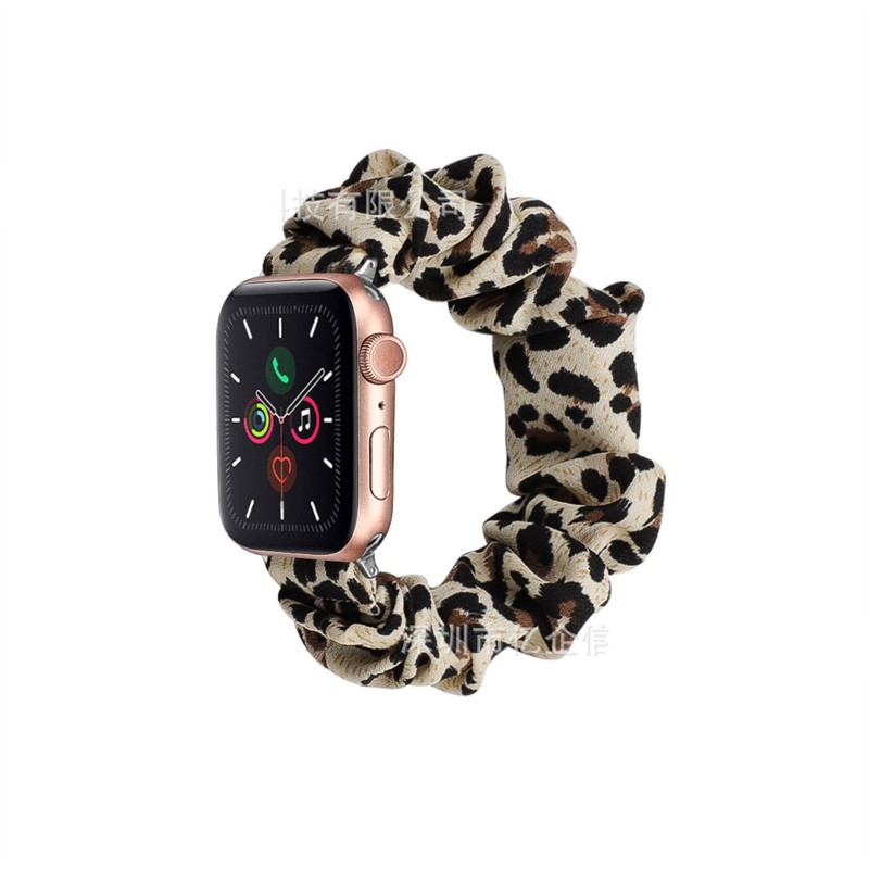 Bracelet de montre de mode Applewatch 876543SE Bracelet de montre Apple Bande de cheveux en nylon Bracelet iwatch élastique pour gros intestin 38/41/42/42/44/45/49mm