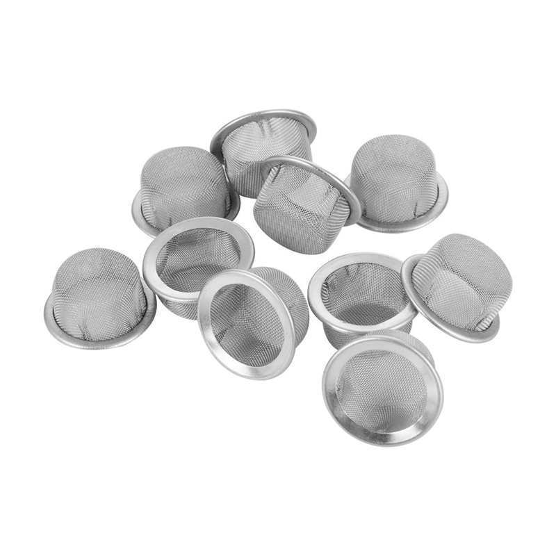 Rauchen Pfeife Edelstahl Messing Siebfilter 16mm Metall Runde Kugel Kegel Mesh Schüssel Verbrennung Net Brenner Für Trockenen Kräutertabak Rauch Zigaretten Zubehör