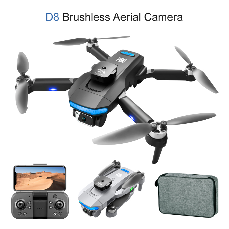 D8pro Atualização Caixa de armazenamento Drone HD Câmera dupla Bateria única ponto de fluxo óptico pairar Stunt Flip Conexão WIFI Fotografia aérea quadcopter presente de feriado perfeito