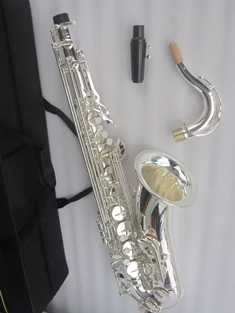 Argent classique Mark vi saxophone ténor professionnel tout argent fabrication qualité professionnelle ton saxophone ténor instrument de jazz
