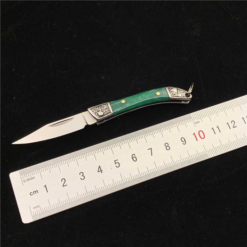 Nóż Delikatne i ograniczone ręcznie kute ostre mini przenośne składane noże