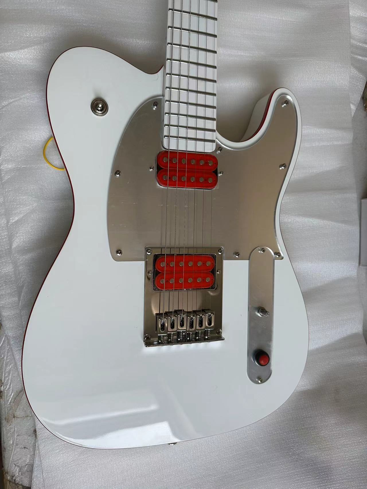 TL John5 Electric Gitara Rosewood Tffleboard White Kolor Wysokiej jakości Guitarra Bezpłatna wysyłka