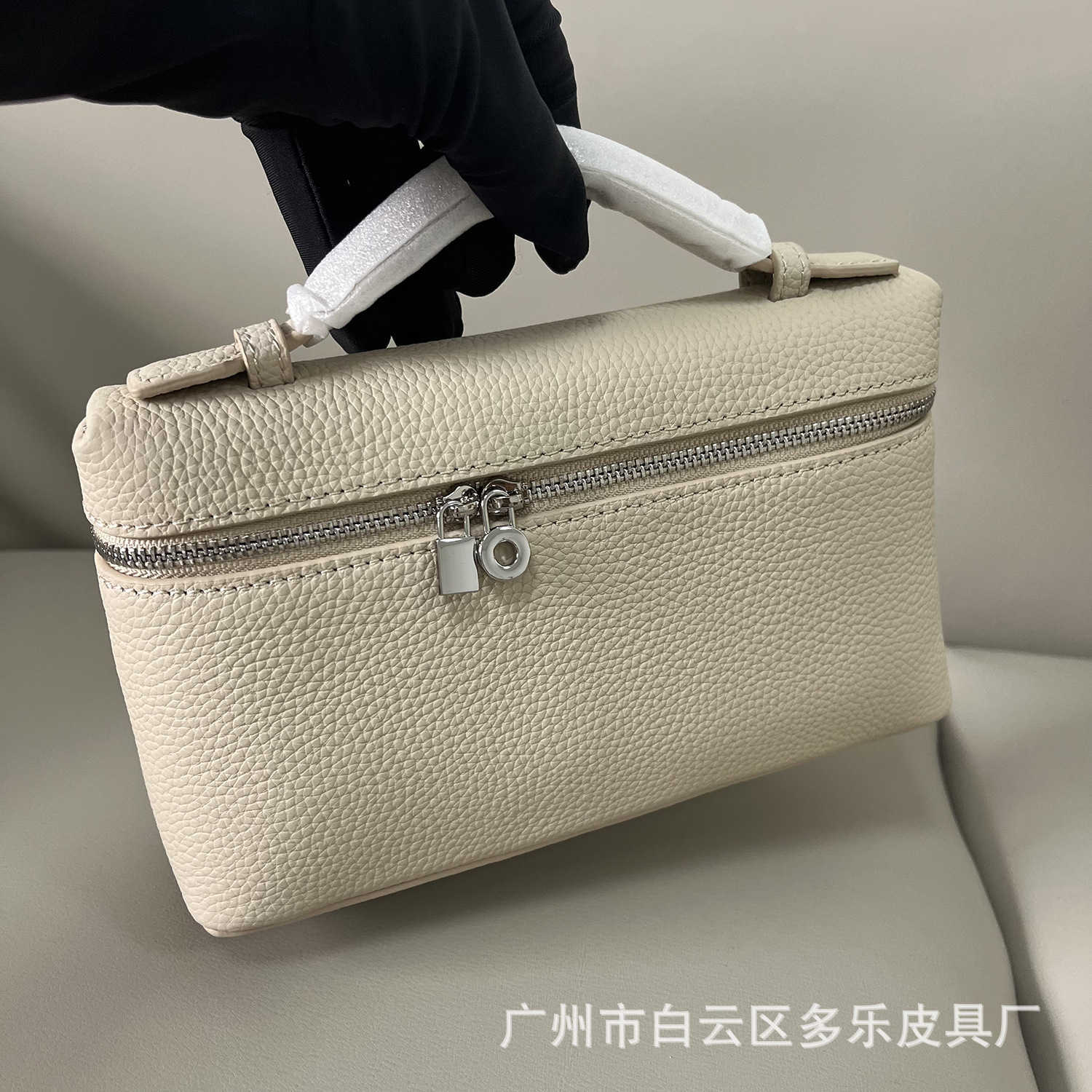 Designer Evening Bag Cosmetic Bags Top Layer Togo Cowhide Lp19 Lunch Box Bag Leather High-end Feel Handbag Single Shoulder Crossbody Bag Female