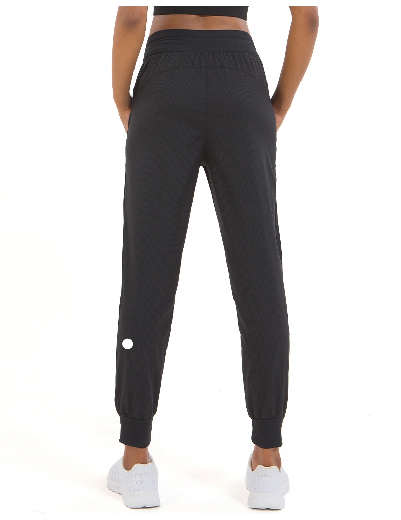 LU-1046 femmes lâche décontracté séchage rapide pantalons de Yoga sport en cours d'exécution respirant pantalon dames Fitness pantalon