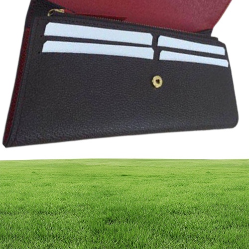 Designer-2018 Оптовая красная Lady S Lady Dlonglet Wallet Multi-Color Coild Holder Original Box Women Classic Zipper Pocket4223561