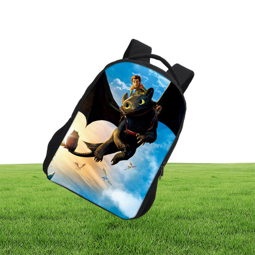 Veevanv Hur man tränar din Dragon 3D -utskrift ryggsäckar för pojkar flickor skolväskor tonårsboksväska avslappnad axel väska7581107