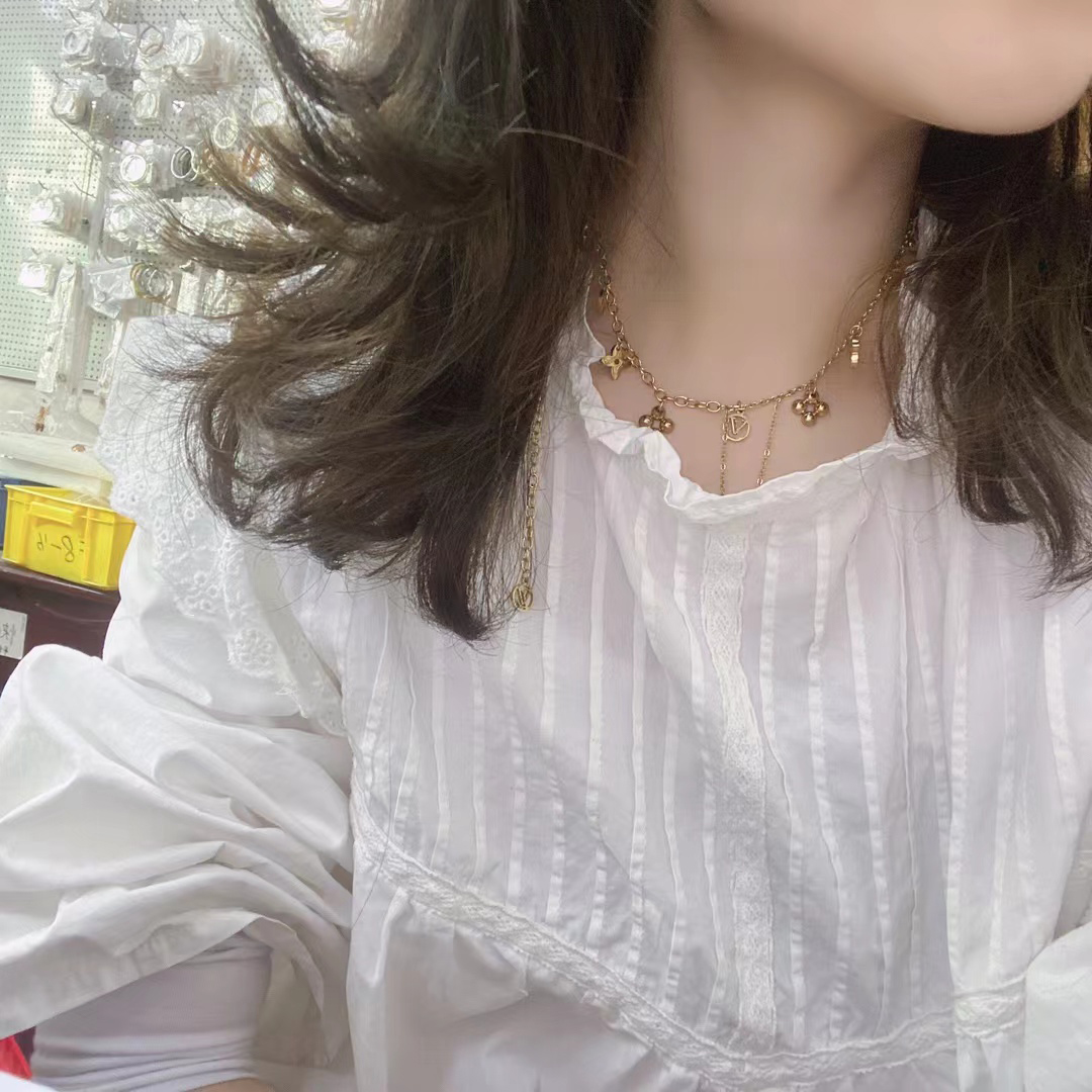 Aqll hänge halsband lyxiga försäljning mode för kvinna inverterade triangel bokstäver varumärke smycken kvinnor
