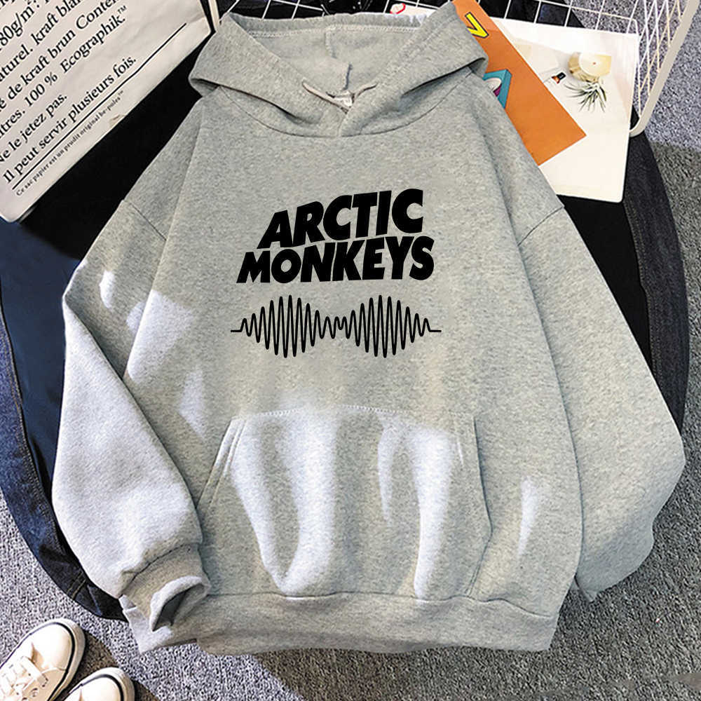 Men Fashion Hoodies Rock Arctic Monkeys Print Hoodie Hip Hop Coats Rapper Unisex Clothing