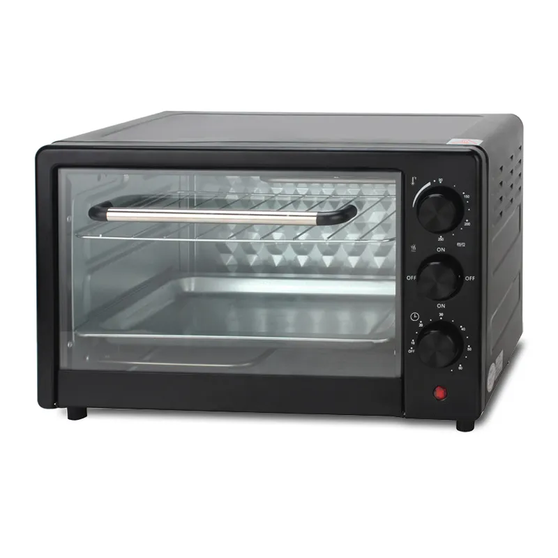 Electric Baking Oven 25L 1500W Kitchen Multifunctional Small Roaster Pizza Bread Toaster Countertop Barbecue Bread Baker