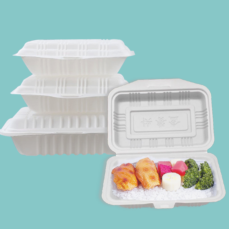 Environmental protection folding lunch box, restaurant/hotel disposable lunch box