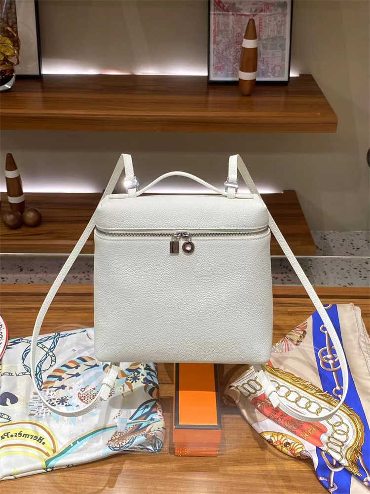 Designer avondtasje cosmetische tassen Lp koeienhuid rugzak met lychee-patroon bovenkant lunchbox tas handtas damestas met grote en eenvoudige capaciteit G3RA