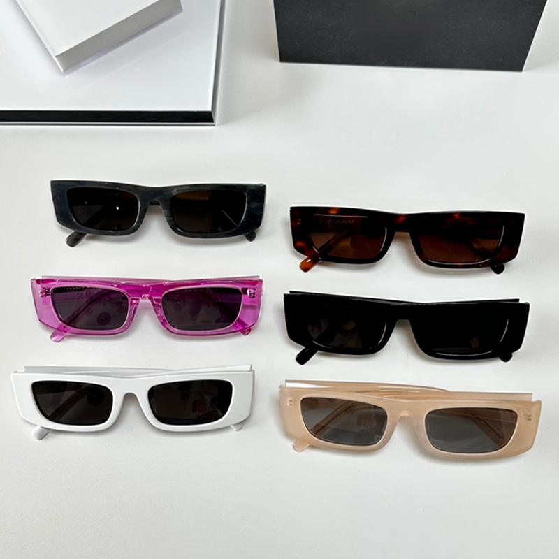 Men Women Designer Sunglasses Fashion Classic Eyeglasses Goggle Outdoor Beach Sun Glasses For Man Woman Multicolor option with box SL553