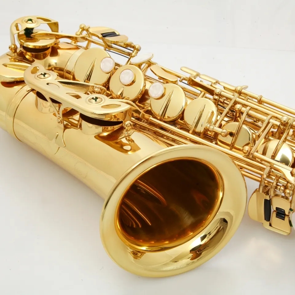 Struttura originale del sassofono contralto professionale 803 rispetto allo stesso strumento musicale sax contralto artigianale europeo