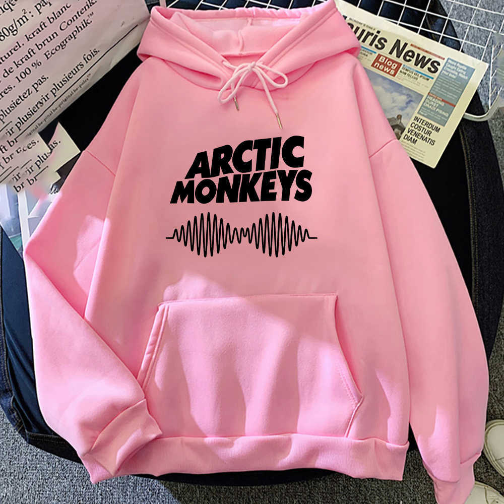 Men Fashion Hoodies Rock Arctic Monkeys Print Hoodie Hip Hop Coats Rapper Unisex Clothing