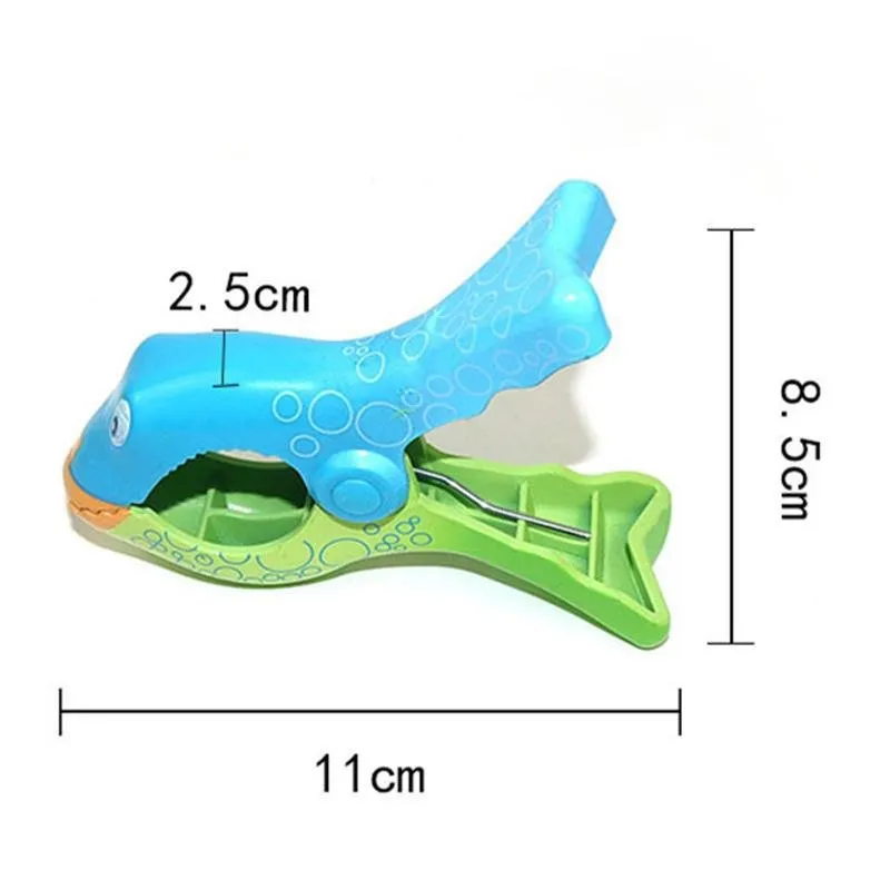 Grande gancio vestiti estivi, animale, pappagallo, delfino, fenicottero, anguria, asciugamano da spiaggia, prevenire il vento, graziose mollette in plastica.