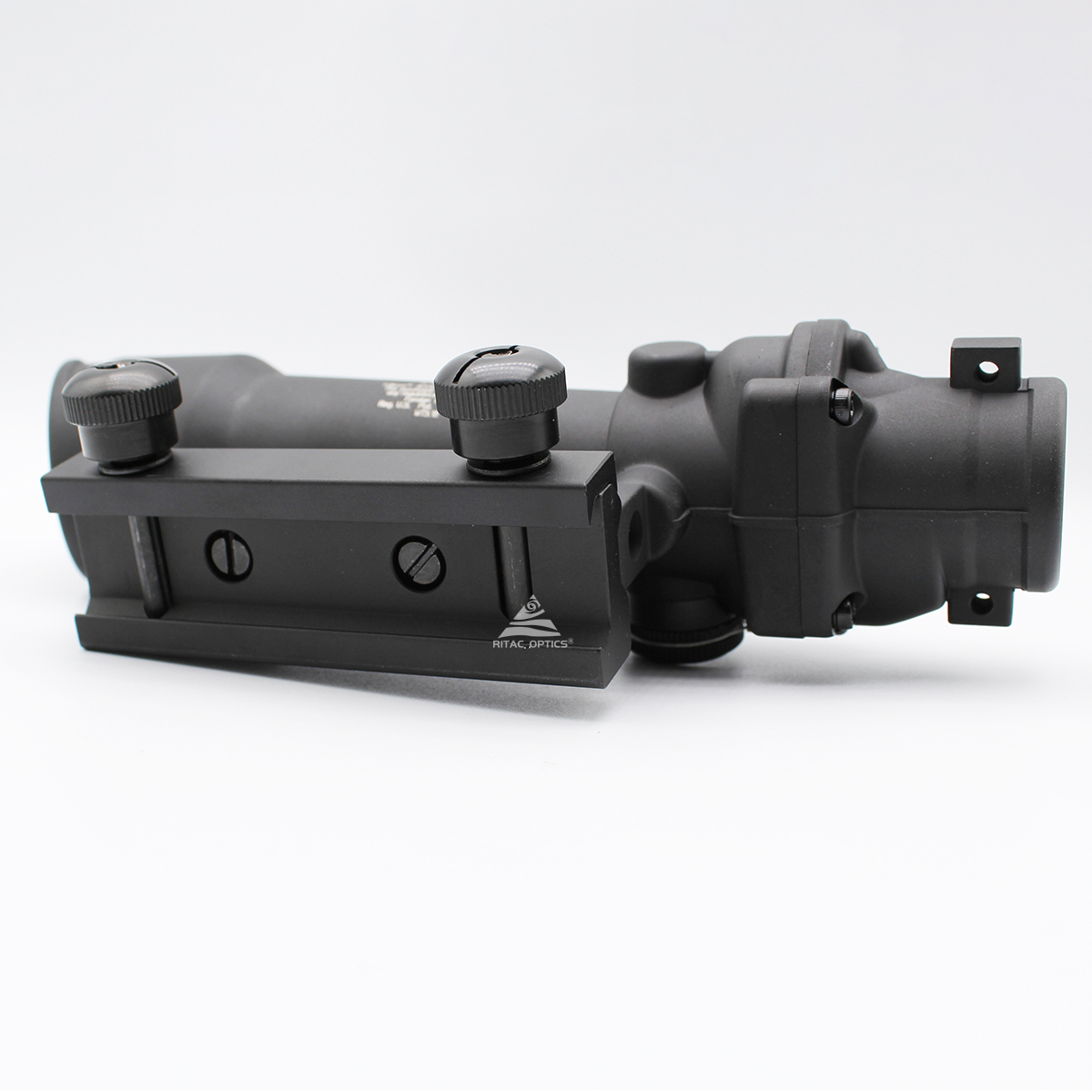 TA11H ACOG 5x35 Fiber Illuminated Scope Horse Shoe Reticle med präglad logotyp