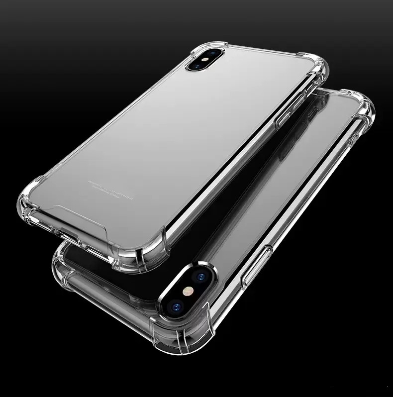 Capas de telefone rígido de armadura híbrida de acrílico transparente para iPhone 15 14 13 12 11 Pro XS Max XR 8 7 6 Plus Samsung S23 S22 S21 S20 Note20 Ultra Clear à prova de choque capa traseira