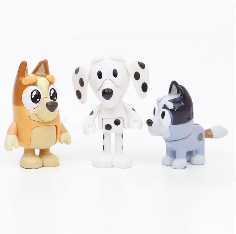 Neue Mode Hund Familie Cartoon Action-Figuren 12 Stück/Beutel Kinderspielzeug Weihnachtsgeschenk