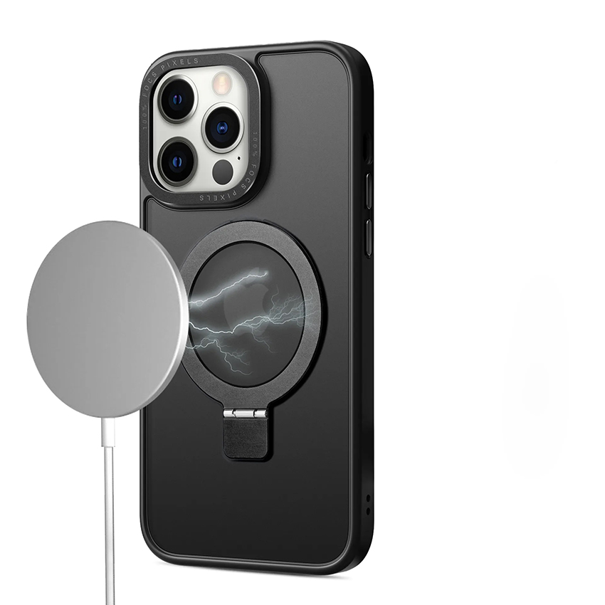Premium Magnetische Telefoonhoesjes voor iPhone 15 14 13 12 11 Pro Max Plus Sterke N52 Magneten Kickstand Doorschijnende Matte Mobiele Telefoon Cover