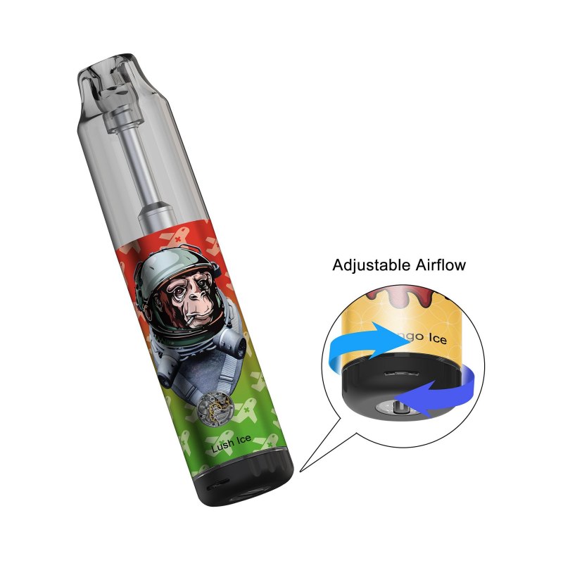 EU USA warehouse Original 7000 puffs Disposable Vape Sunfire 8000 Electronic Cigarette Vape Pen Rechargeable Airflow Adjustable 15ML 20 Flaovrs Device