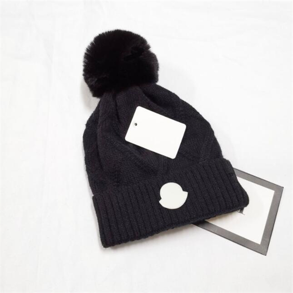 Nuovi cappelli lavorati a maglia bambini in autunno e inverno, cappelli di lana ispessita con palline mantenere i cappelli caldi e freddi