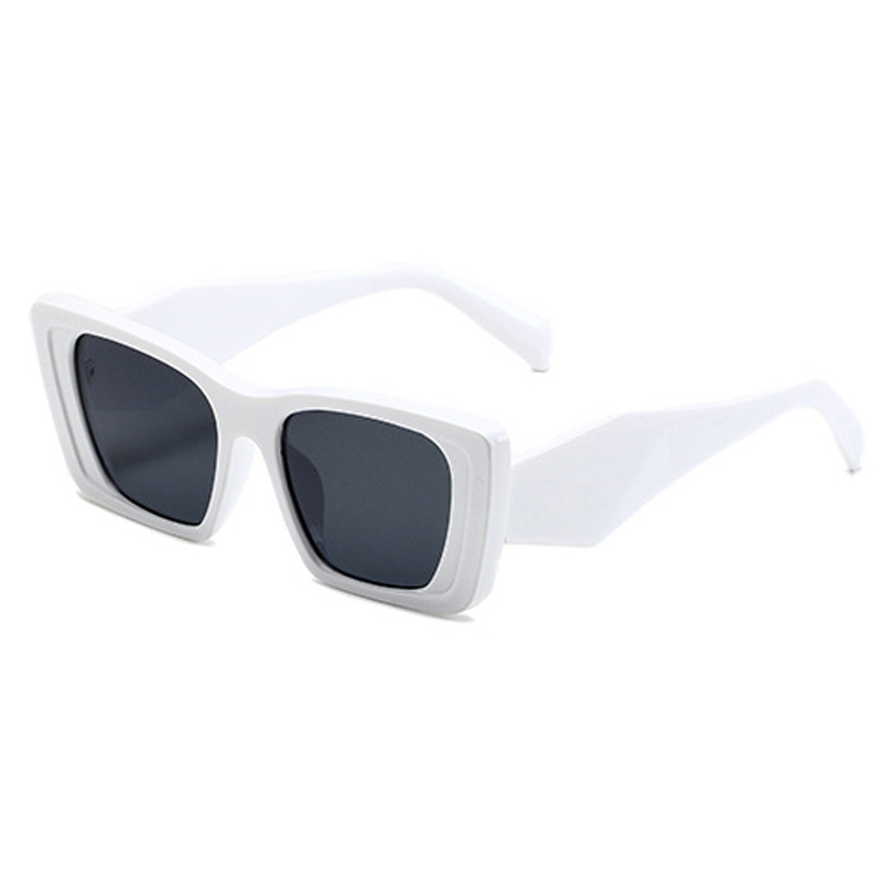 نظارة شمسية 2023 مصمم نظارات شمسية Goggle شاطئ أشعة الشمس نظارات سوداء مربعة