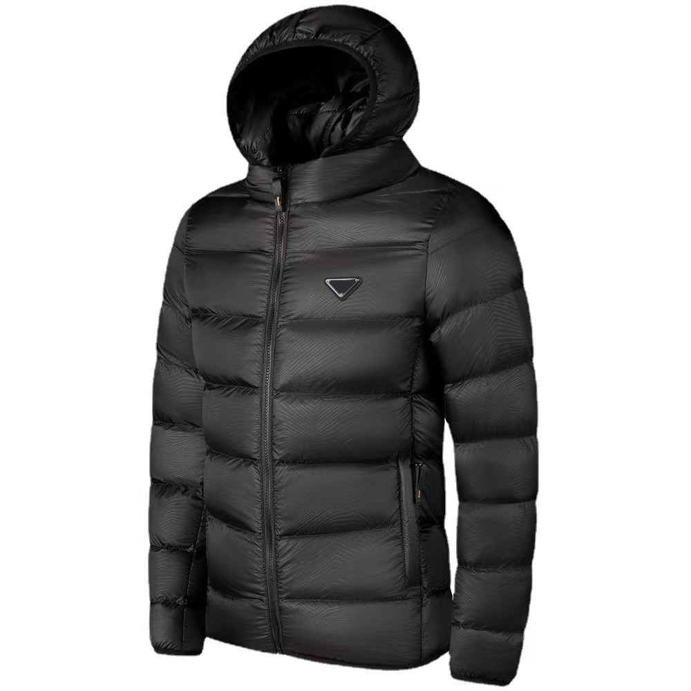 Veste de créateur pour hommes, veste d'hiver en coton, veste de sport coupe-vent, doudoune fine et décontractée, grande veste pour hommes xxxxxL