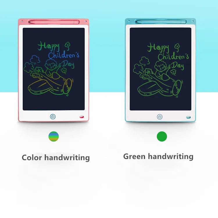 8.5 inch LCD Writing Tablet Drawing Board Blackboard Handwriting Pads Gift for Adults Kids Paperless Notepad Tablets Memos Green or color handwriting With Pen