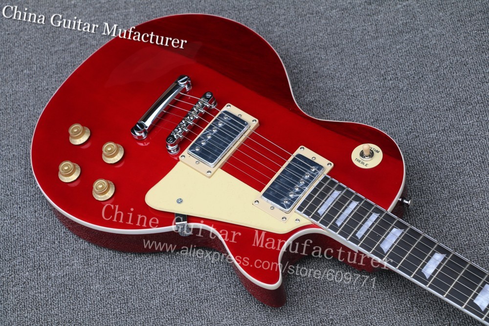 Custom Eric Clapton George Harrison "Lucy" '57 Reissue Cherry 2013 LP Electric Guitar Stainless Steel Frets Korean Pickups