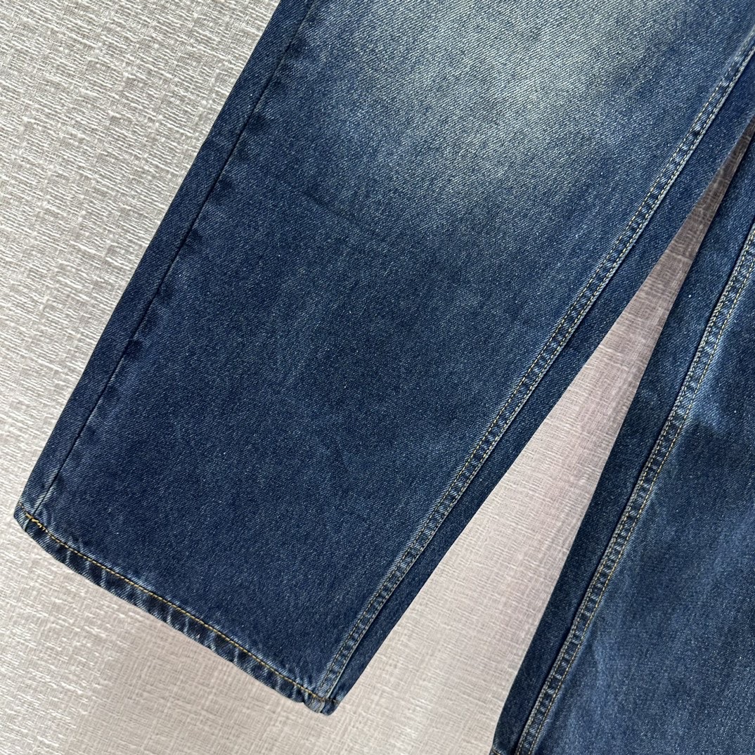 Jeans firmati 2023 nuovi pantaloni dritti con pannelli moda autunno inverno marca stesso stile abbigliamento femminile di lusso M19L