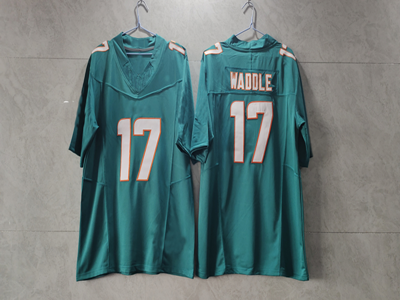 Maillot de Football américain Tua Tagovailoa Raheem Mostert De'Von Achane Tyreek Hill Jaylen Waddle Dan Marino Jevon Holland DeShon Elliott Kader Kohou David Long Jr. 4XL